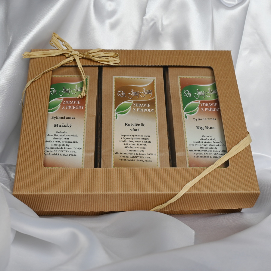 Darčekový balíček - Aktívny muž - (30g-30g-40g)