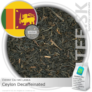 ČIERNY ČAJ SRÍ LANKA – Ceylon Decaffeinated (50g)